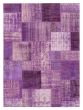 Transitional Purple Area rug 5x8 Turkish Hand-knotted 369303