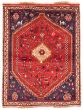 Bordered  Traditional Red Area rug 3x5 Persian Hand-knotted 372259