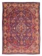 Bordered  Traditional Blue Area rug 9x12 Persian Hand-knotted 378172