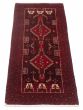 Afghan Royal Baluch 2'1" x 6'3" Hand-knotted Wool Rug 