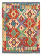 Flat-weaves & Kilims  Geometric Multi Area rug 3x5 Turkish Flat-Weave 388357