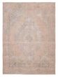 Vintage/Distressed Brown Area rug 9x12 Turkish Hand-knotted 390209