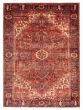 Geometric  Traditional Brown Area rug 8x10 Turkish Hand-knotted 390978