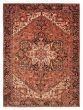 Geometric  Traditional Brown Area rug 8x10 Turkish Hand-knotted 391001
