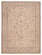 Traditional  Vintage/Distressed Ivory Area rug 10x14 Turkish Hand-knotted 392543