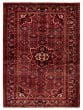 Bordered  Traditional Red Area rug 5x8 Turkish Hand-knotted 394082