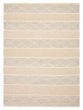 Braided  Transitional Ivory Area rug 4x6 Indian Braid weave 394159