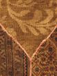 Indian Color Transition Patchwork 5'4" x 8'6" Hand-knotted Wool Brown Rug - Closeout