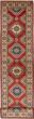 Geometric  Traditional Red Runner rug 11-ft-runner Afghan Hand-knotted 221470