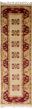 Carved  Traditional Ivory Runner rug 9-ft-runner Turkish Hand-knotted 244839