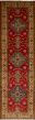 Geometric  Traditional Red Runner rug 10-ft-runner Afghan Hand-knotted 247747