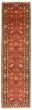 Bordered  Traditional Red Runner rug 10-ft-runner Indian Hand-knotted 314375