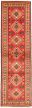 Bordered  Traditional Red Runner rug 10-ft-runner Afghan Hand-knotted 347223