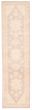 Bordered  Traditional Ivory Runner rug 10-ft-runner Pakistani Hand-knotted 374839