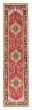 Bordered  Traditional Brown Runner rug 10-ft-runner Indian Hand-knotted 378972