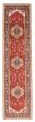 Bordered  Traditional Brown Runner rug 10-ft-runner Indian Hand-knotted 378974