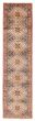 Bordered  Geometric Ivory Runner rug 10-ft-runner Persian Hand-knotted 385073