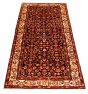 Persian Hosseinabad 3'5" x 9'5" Hand-knotted Wool Rug 