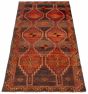 Persian Style 3'10" x 8'8" Hand-knotted Wool Rug 