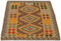 Bordered  Traditional Brown Area rug 3x5 Turkish Flat-Weave 297743