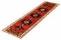 Persian Style 2'7" x 9'7" Hand-knotted Wool Red Rug