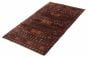 Afghan Rare War 4'0" x 6'9" Hand-knotted Wool Rug 