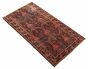 Persian Style 4'2" x 7'9" Hand-knotted Wool Rug 