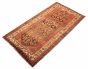 Persian Style 5'6" x 10'0" Hand-knotted Wool Brown Rug