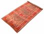 Persian Style 5'3" x 10'5" Hand-knotted Wool Red Rug