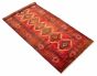Persian Style 5'1" x 10'3" Hand-knotted Wool Red Rug