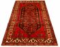 Bordered  Tribal Red Area rug Unique Turkish Hand-knotted 322290