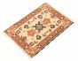 Indian Royal Kazak 2'1" x 3'0" Hand-knotted Wool Beige Rug