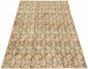 Floral  Vintage Brown Area rug 5x8 Turkish Hand-knotted 328044