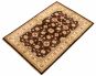 Indian Chobi Twisted 4'1" x 5'10" Hand-knotted Wool Rug 