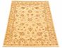 Bordered  Traditional Ivory Area rug 3x5 Afghan Hand-knotted 331413