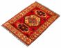 Afghan Finest Kargahi 3'3" x 4'9" Hand-knotted Wool Rug 