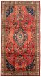 Bordered  Traditional Red Area rug 5x8 Persian Hand-knotted 311017