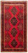 Bordered  Tribal Red Area rug Unique Turkish Hand-knotted 334271