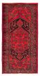 Bordered  Traditional Red Area rug 4x6 Persian Hand-knotted 371129