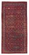 Bordered  Vintage/Distressed Red Area rug 5x8 Turkish Hand-knotted 385302