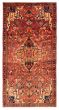 Bordered  Tribal Red Area rug Unique Turkish Hand-knotted 389306