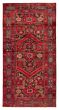 Bordered  Tribal Red Area rug Unique Turkish Hand-knotted 389389
