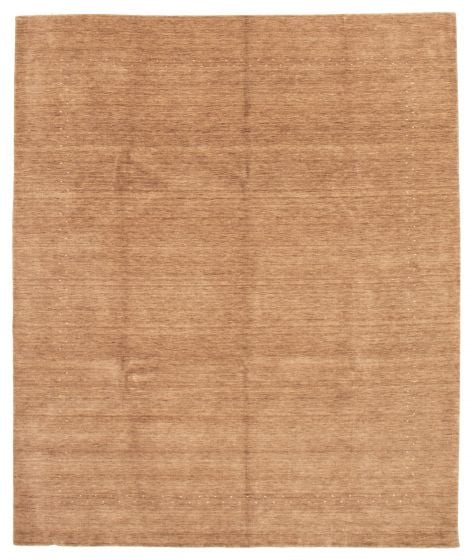 Gabbeh  Tribal Brown Area rug 6x9 Indian Hand Loomed 362734