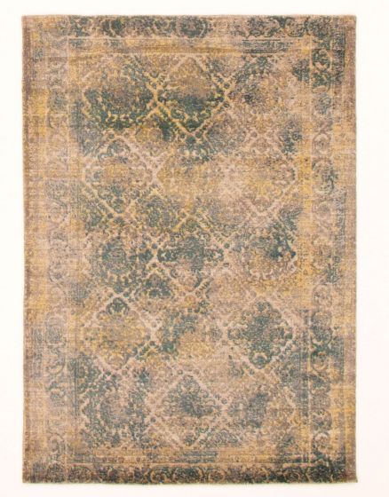 Casual  Transitional Ivory Area rug 5x8 Indian Hand Loomed 349011