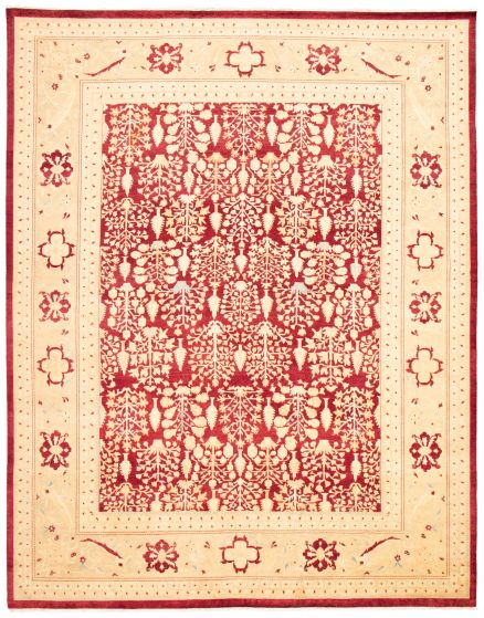 Traditional Red Area rug 12x15 Pakistani Hand-knotted 368277