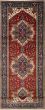 Floral  Traditional Red Runner rug 12-ft-runner Indian Hand-knotted 237386