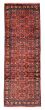 Bordered  Traditional Brown Runner rug 10-ft-runner Persian Hand-knotted 352208