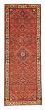 Bordered  Traditional Red Runner rug 11-ft-runner Persian Hand-knotted 352677