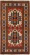 Bordered  Tribal Red Area rug 3x5 Persian Hand-knotted 302003