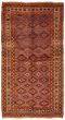 Bordered  Tribal Red Area rug 5x8 Afghan Hand-knotted 338136